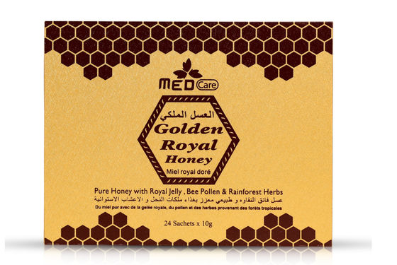 De Koninklijke Honing 1 Doos 24 van Medcaremensen de Koninklijke Honing van Sachetsmensen