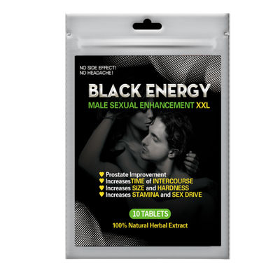 Seksuele de Prestatiespillen van zwarte Energiemensen voor Mensen 1 Doos 10 Pillen